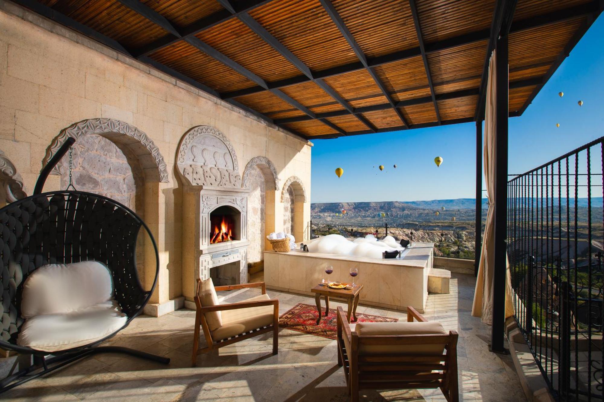 Simera In Cappadocia - Special Class - Best View Rooftop Hotell Üçhisar Eksteriør bilde