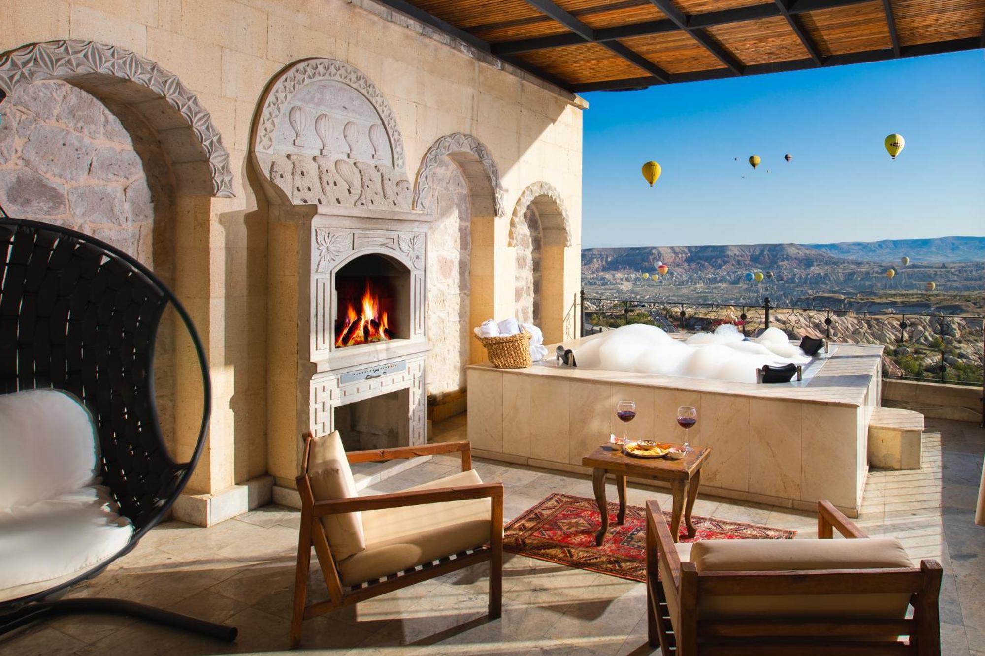 Simera In Cappadocia - Special Class - Best View Rooftop Hotell Üçhisar Eksteriør bilde